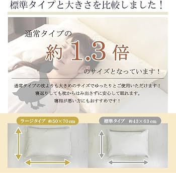 Amazon｜丸八 マルハチ 丸八真綿 ホテル枕 パイプ羽根枕 約50×70cm